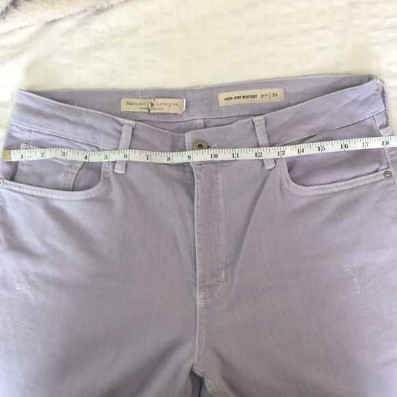 Anthropologie lilac high rise bootcut jeans NWT - Picture 5 of 6